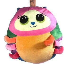 TY - Squish a Boos - Nessa the multicolored caterpillar- 11 inch EUC,no tag